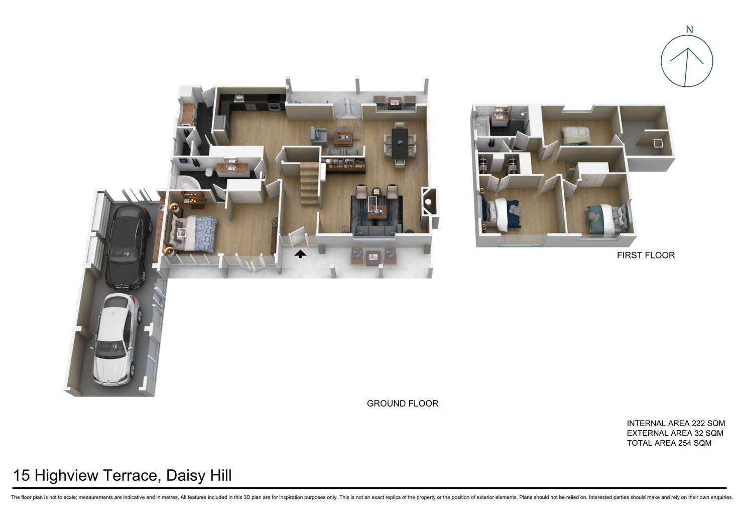 Floorplan of Homely house listing, 15 Highview Terrace, Daisy Hill QLD 4127