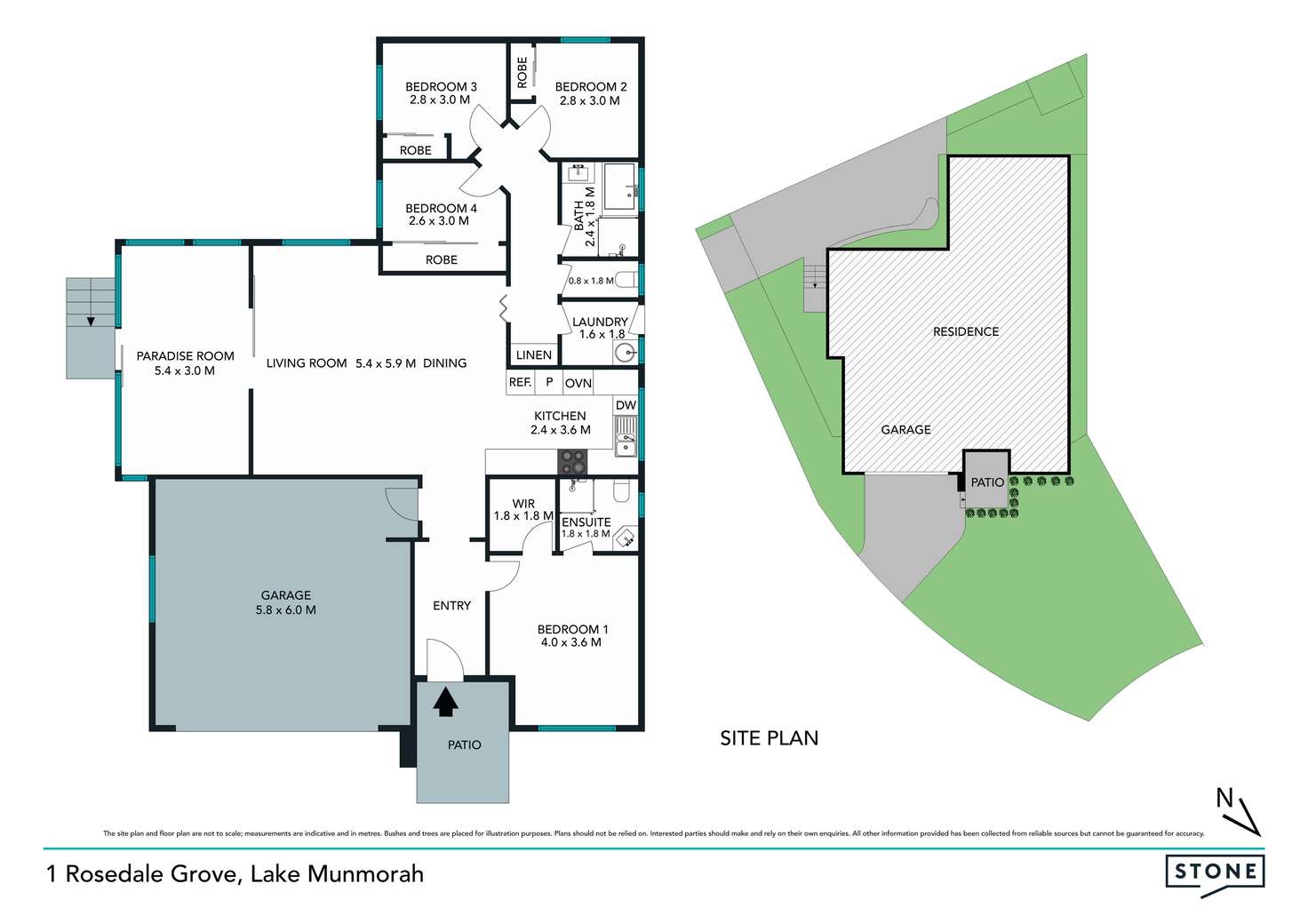 Floorplan of Homely house listing, 1 Rosedale Grove, Lake Munmorah NSW 2259