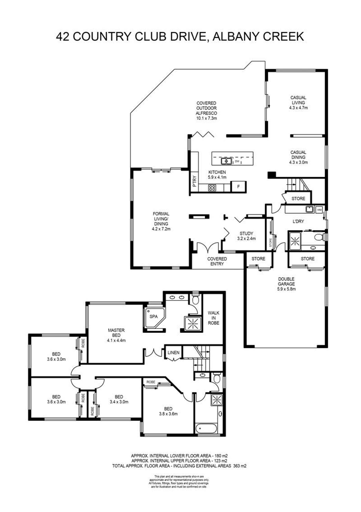 Floorplan of Homely house listing, 42 Country Club Drive, Albany Creek QLD 4035