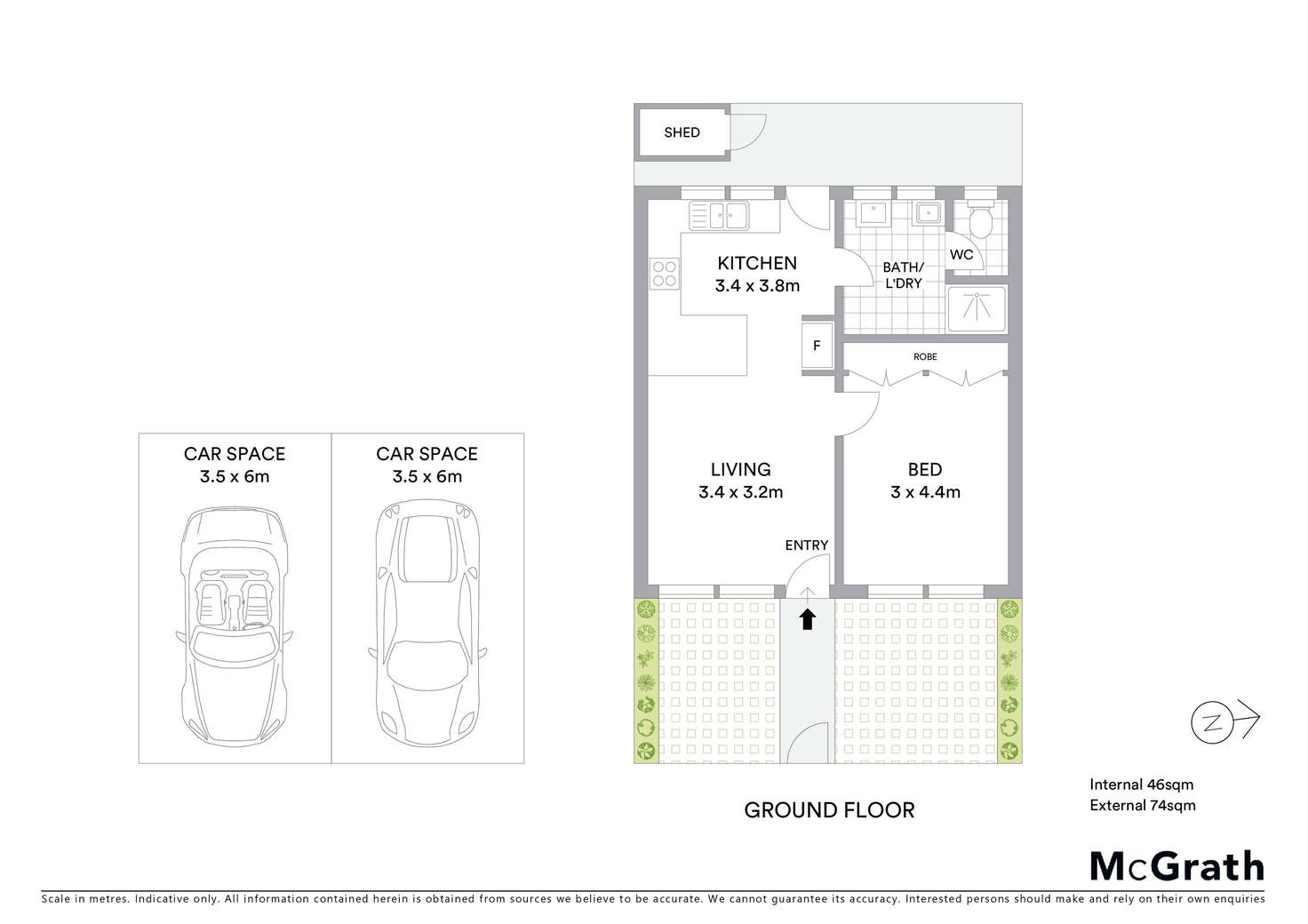 Floorplan of Homely unit listing, 7/125 Church Street, Geelong West VIC 3218
