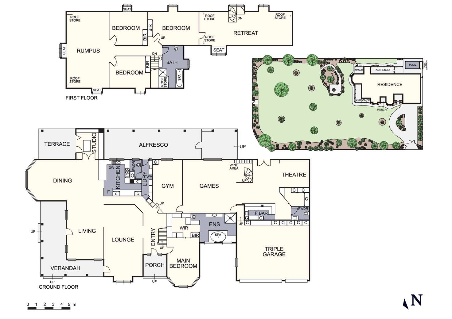 Floorplan of Homely house listing, 1 Doongalla Road, The Basin VIC 3154