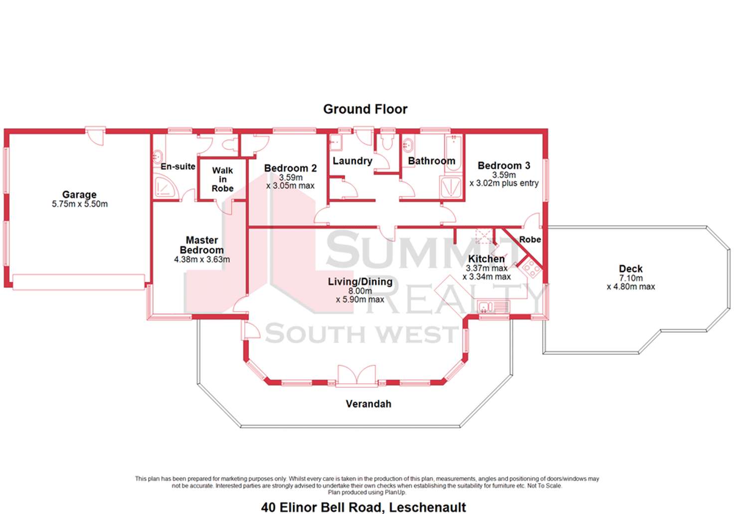 Floorplan of Homely house listing, 40 Elinor Bell Road, Leschenault WA 6233