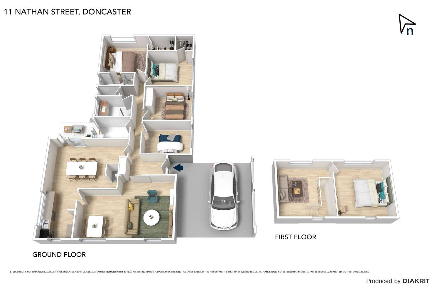 Floorplan of Homely house listing, 11 Nathan Street, Doncaster VIC 3108