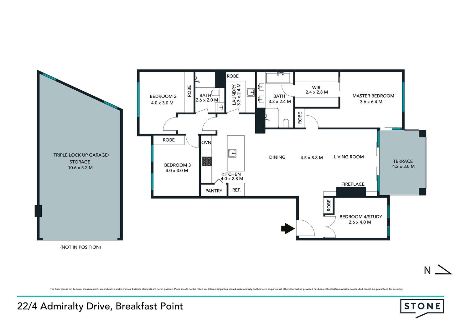 Floorplan of Homely apartment listing, 22/4 Admiralty Drive, Breakfast Point NSW 2137