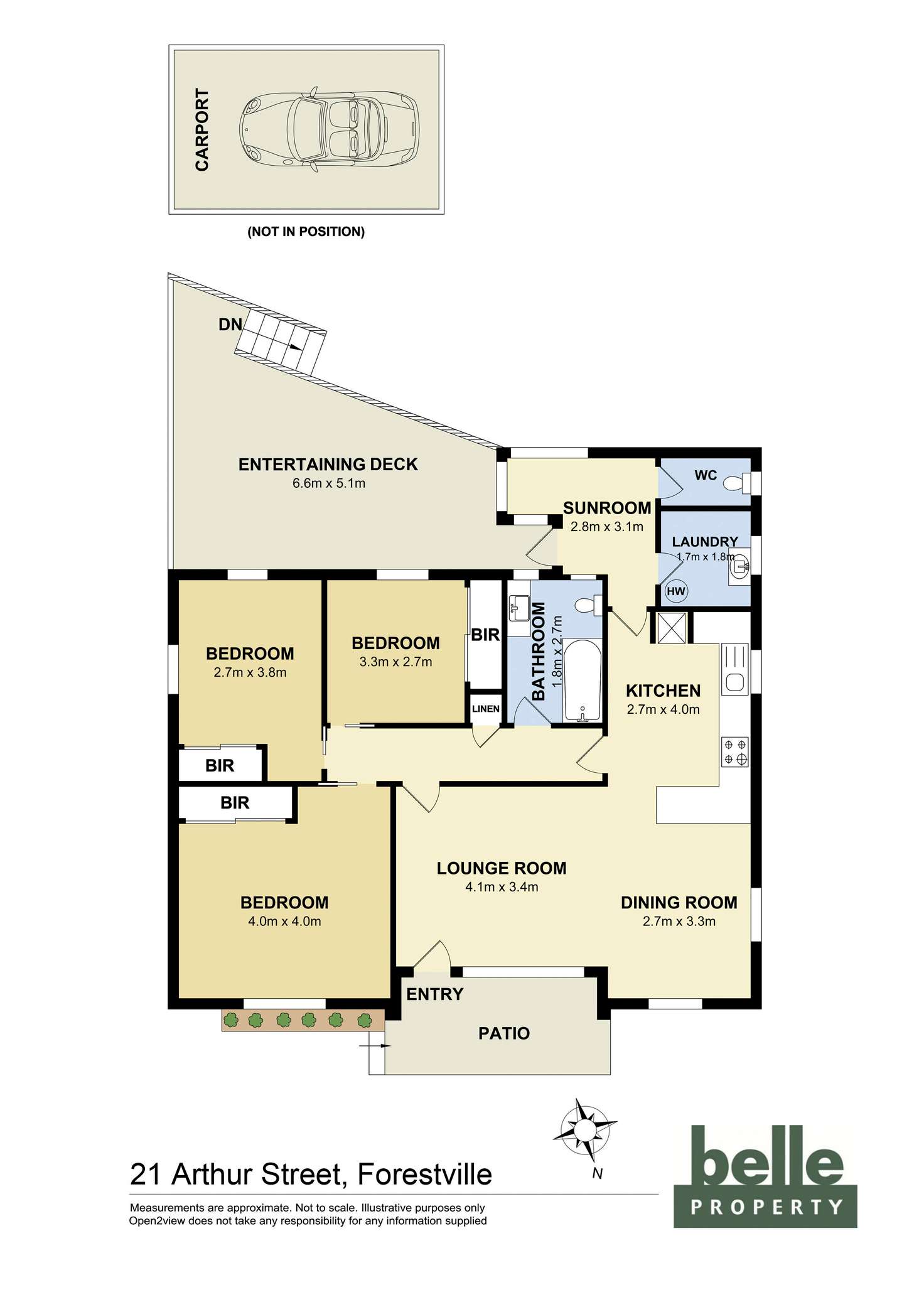 Floorplan of Homely house listing, 21 Arthur Street, Forestville NSW 2087
