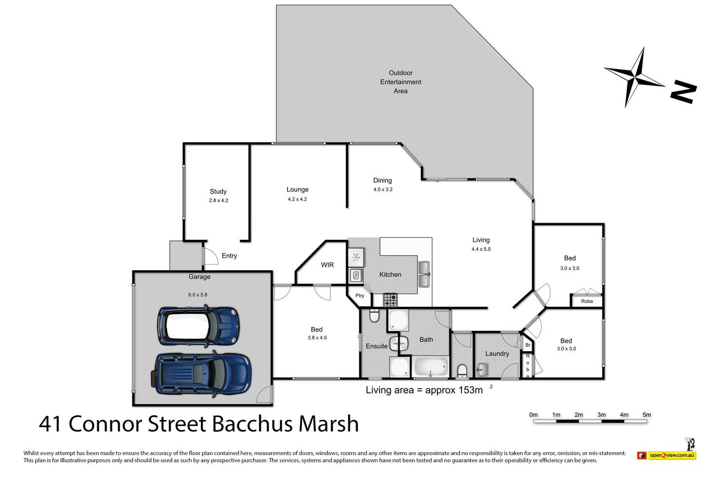 Floorplan of Homely house listing, 41 Connor Street, Bacchus Marsh VIC 3340