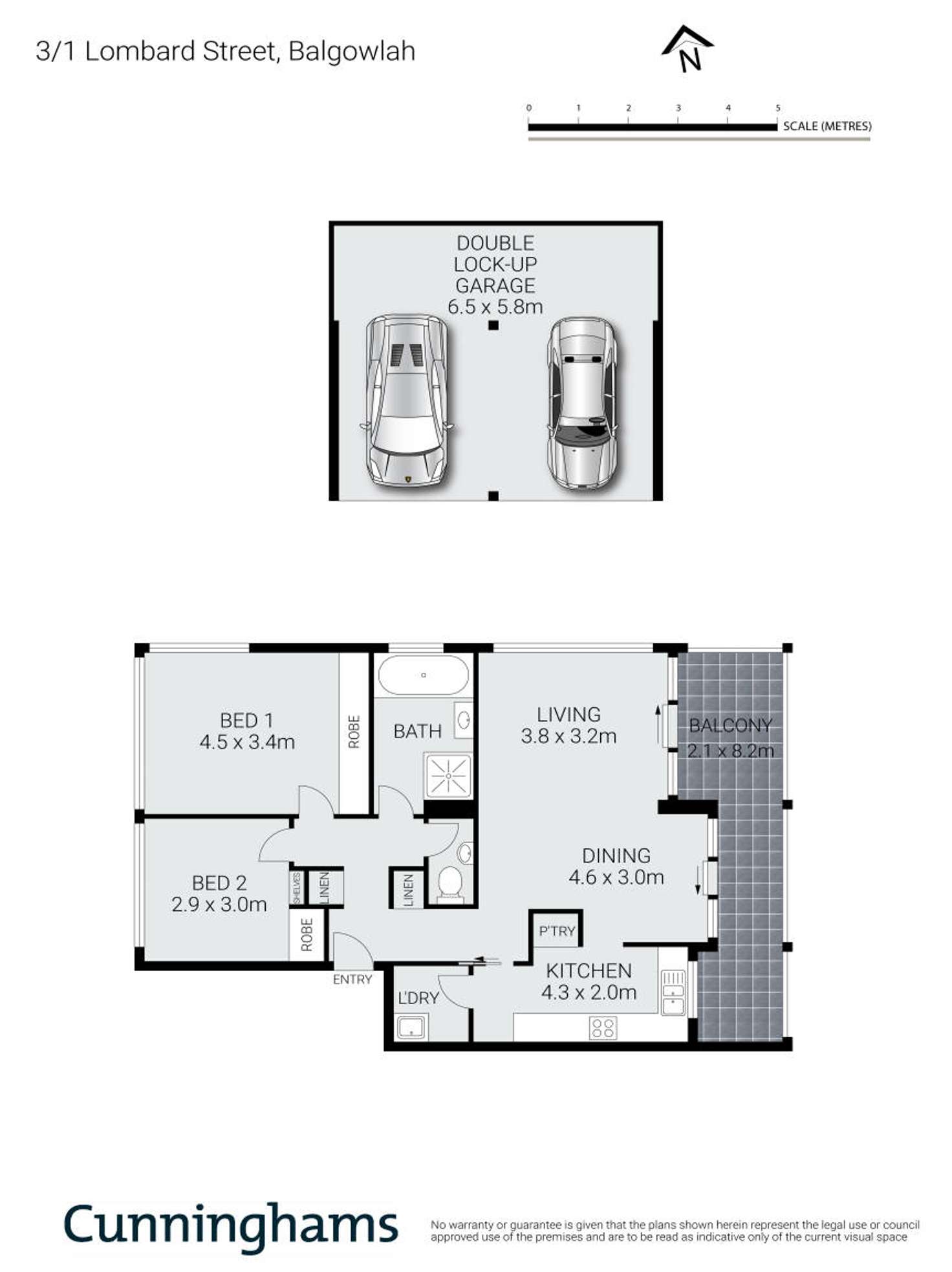 Floorplan of Homely apartment listing, 3/1 Lombard Street, Balgowlah NSW 2093