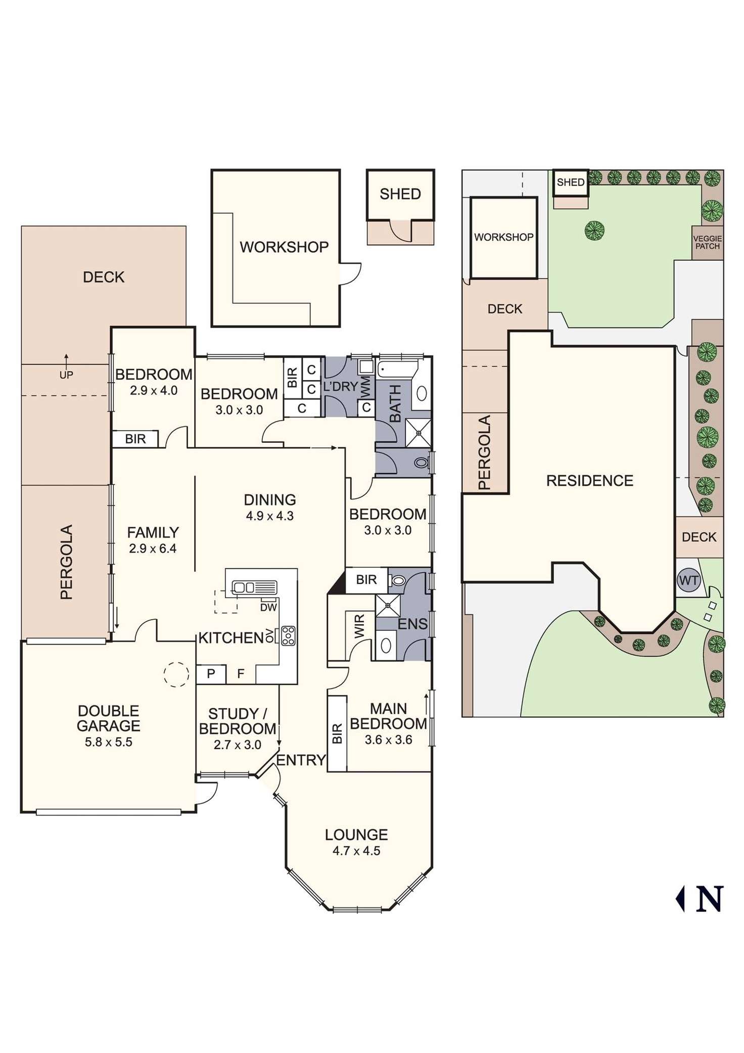 Floorplan of Homely house listing, 46 Jessie Street, Cranbourne North VIC 3977