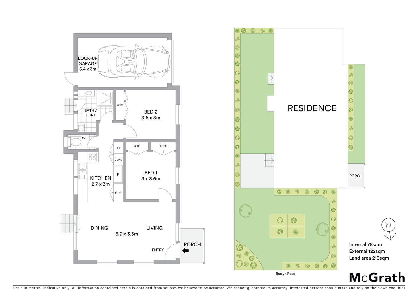 Floorplan of Homely unit listing, 1/25-27 Roslyn Road, Belmont VIC 3216
