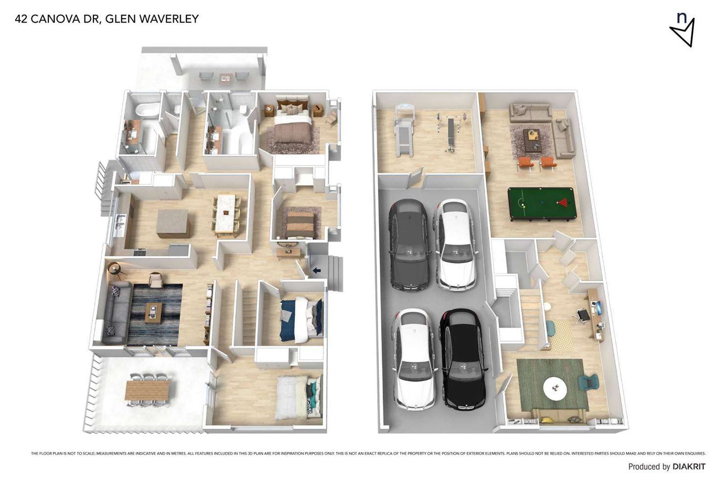 Floorplan of Homely house listing, 42 Canova Drive, Glen Waverley VIC 3150