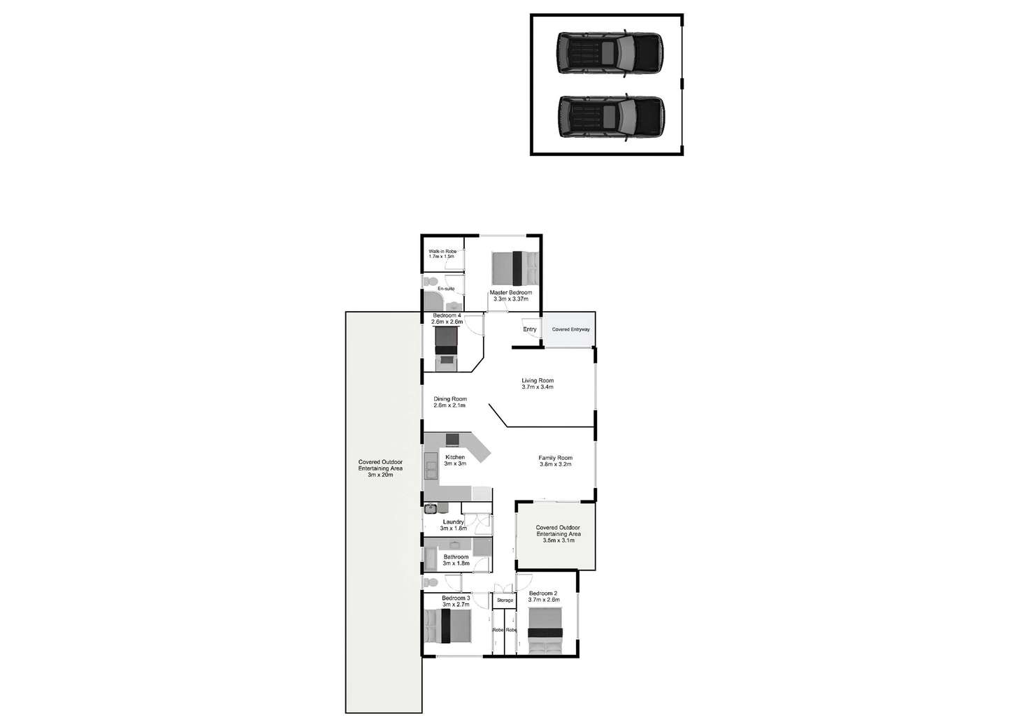 Floorplan of Homely house listing, 17 Gum Leaf Court, Albany Creek QLD 4035