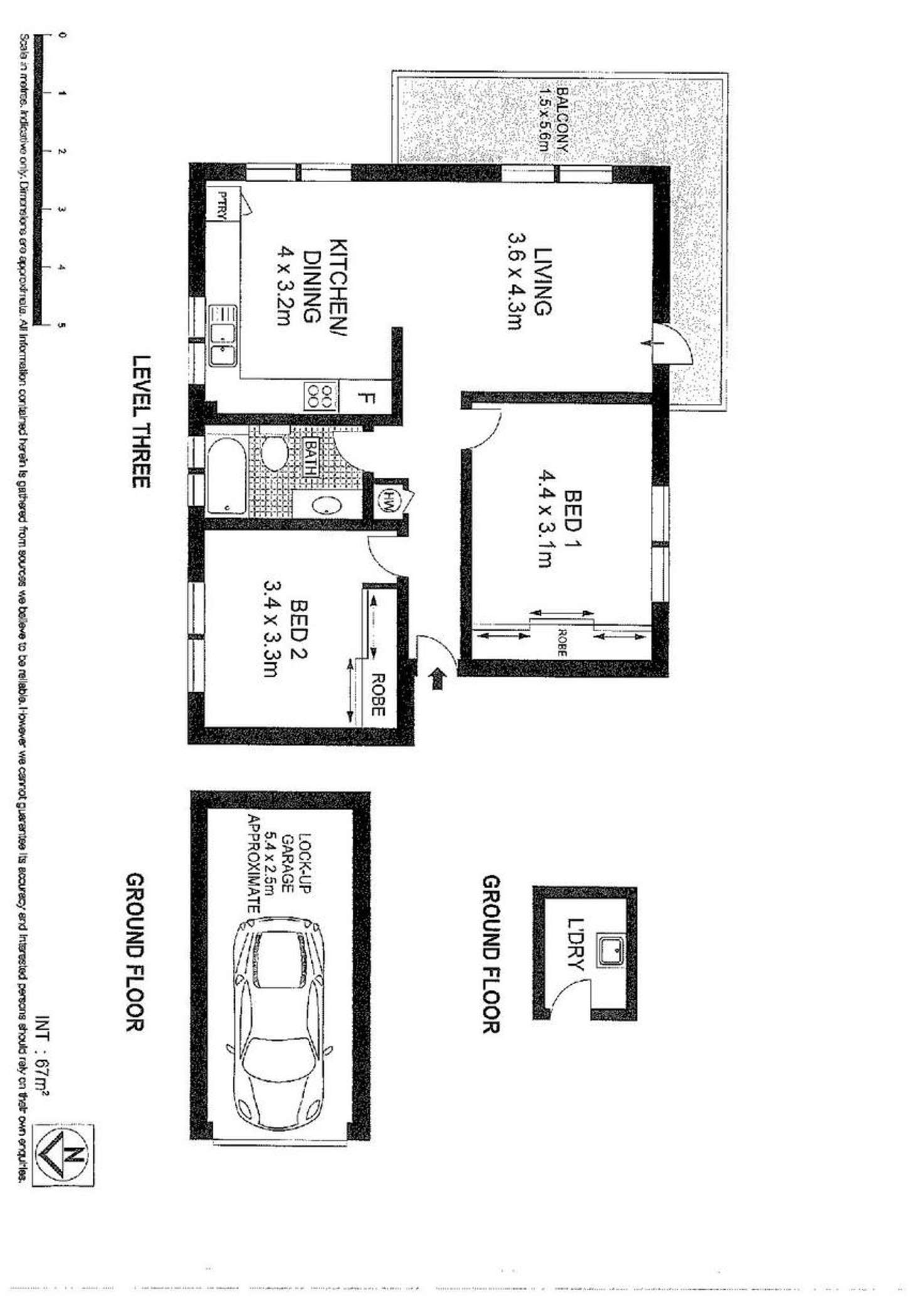 Floorplan of Homely apartment listing, 3/56 Boronia Street, Kensington NSW 2033