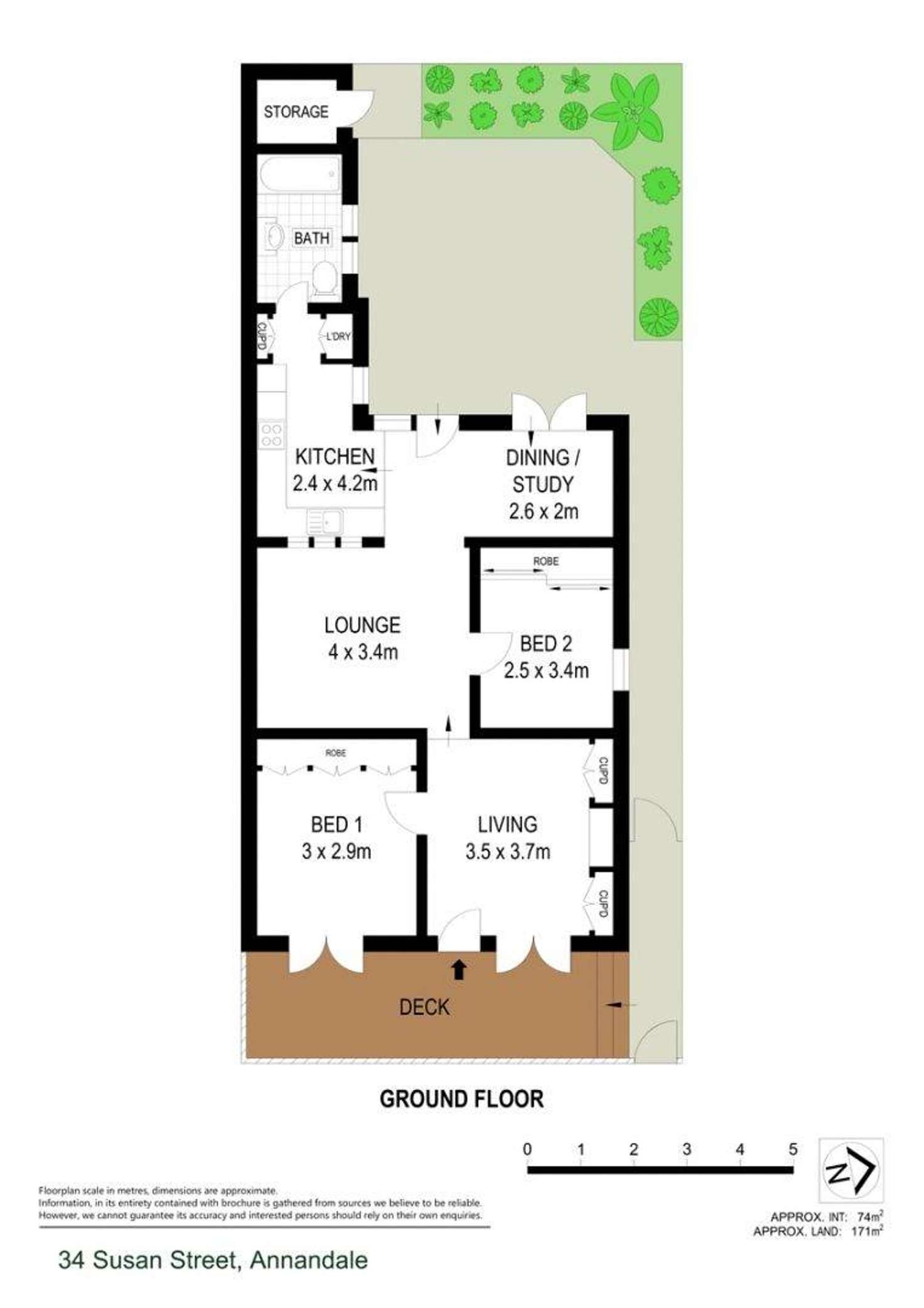 Floorplan of Homely house listing, 34 Susan Street, Annandale NSW 2038