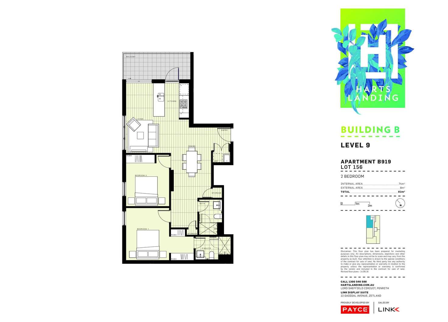 Floorplan of Homely apartment listing, C919/1 Lord Sheffield Circuit, Penrith NSW 2750
