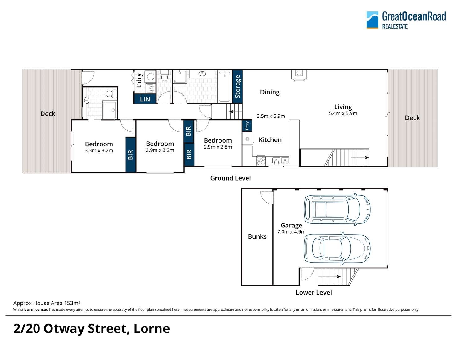 Floorplan of Homely house listing, 2/20 Otway Street, Lorne VIC 3232