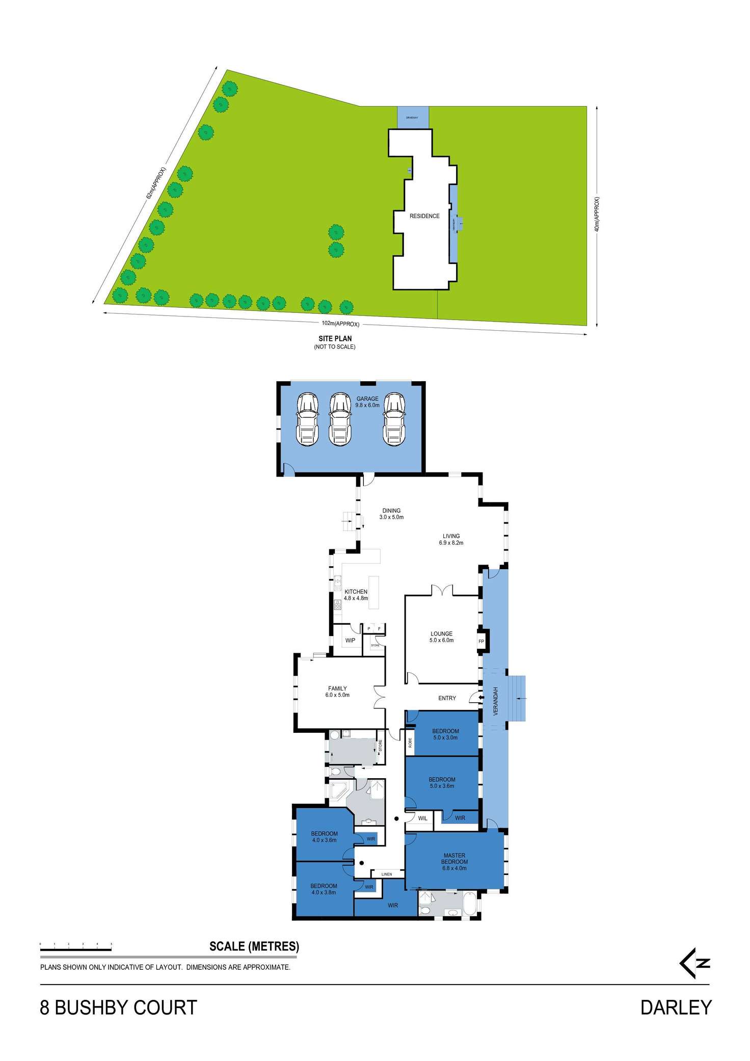 Floorplan of Homely house listing, 8 Bushby Court, Darley VIC 3340