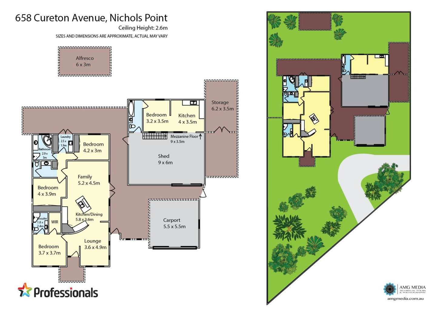 Floorplan of Homely house listing, 658 Cureton Avenue, Nichols Point VIC 3501