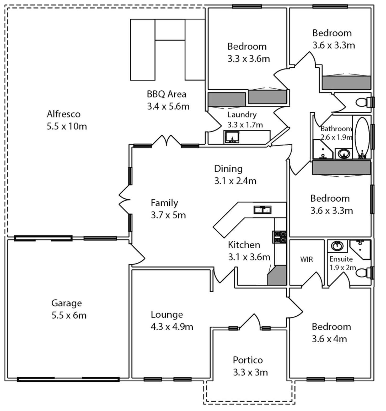 Floorplan of Homely house listing, 78 Summer Drive, Buronga NSW 2739