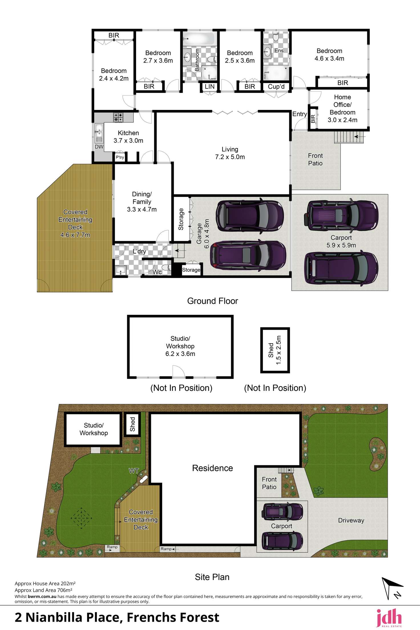 Floorplan of Homely house listing, 2 Nianbilla Place, Frenchs Forest NSW 2086