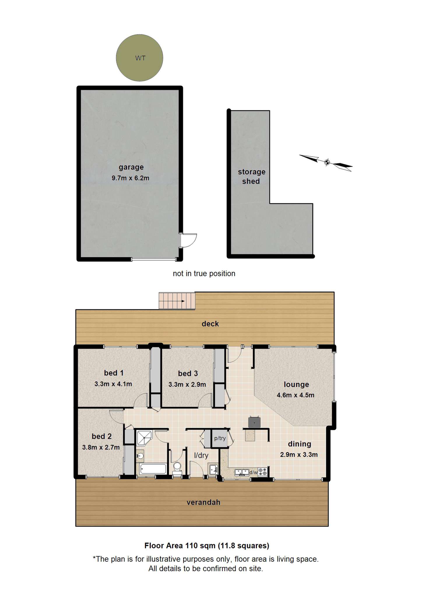 Floorplan of Homely house listing, 99 Hodges Road, Chum Creek VIC 3777