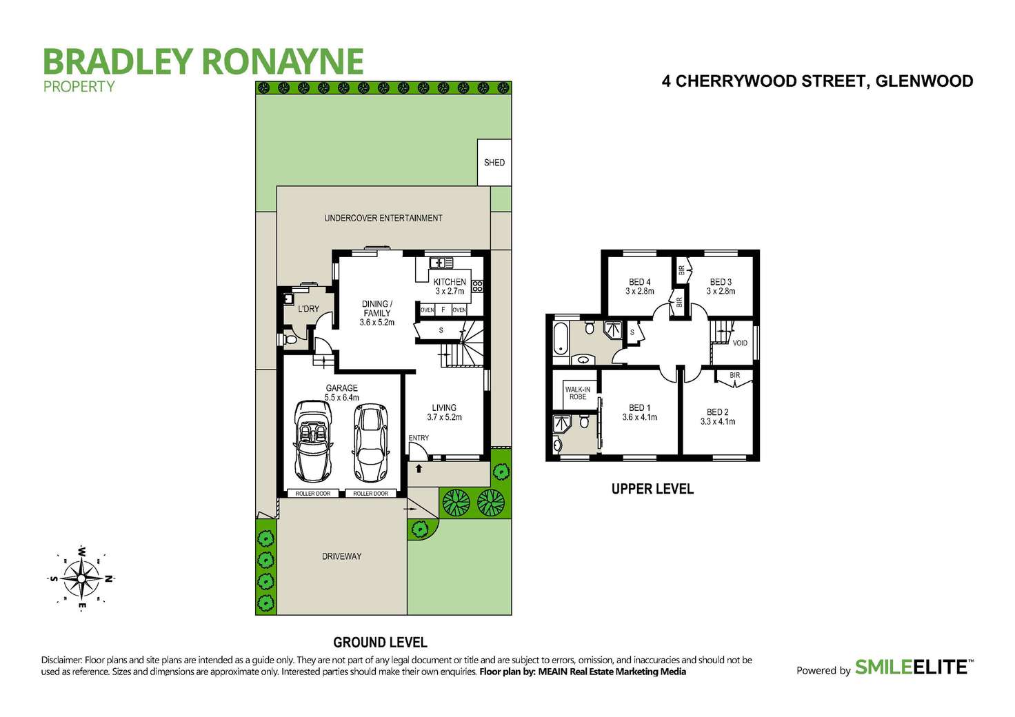 Floorplan of Homely house listing, 4 Cherrywood Street, Glenwood NSW 2768