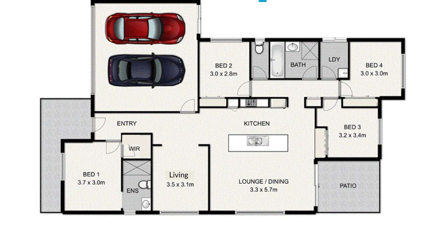 Floorplan of Homely house listing, 2 Lachlan Lane, Hillcrest QLD 4118