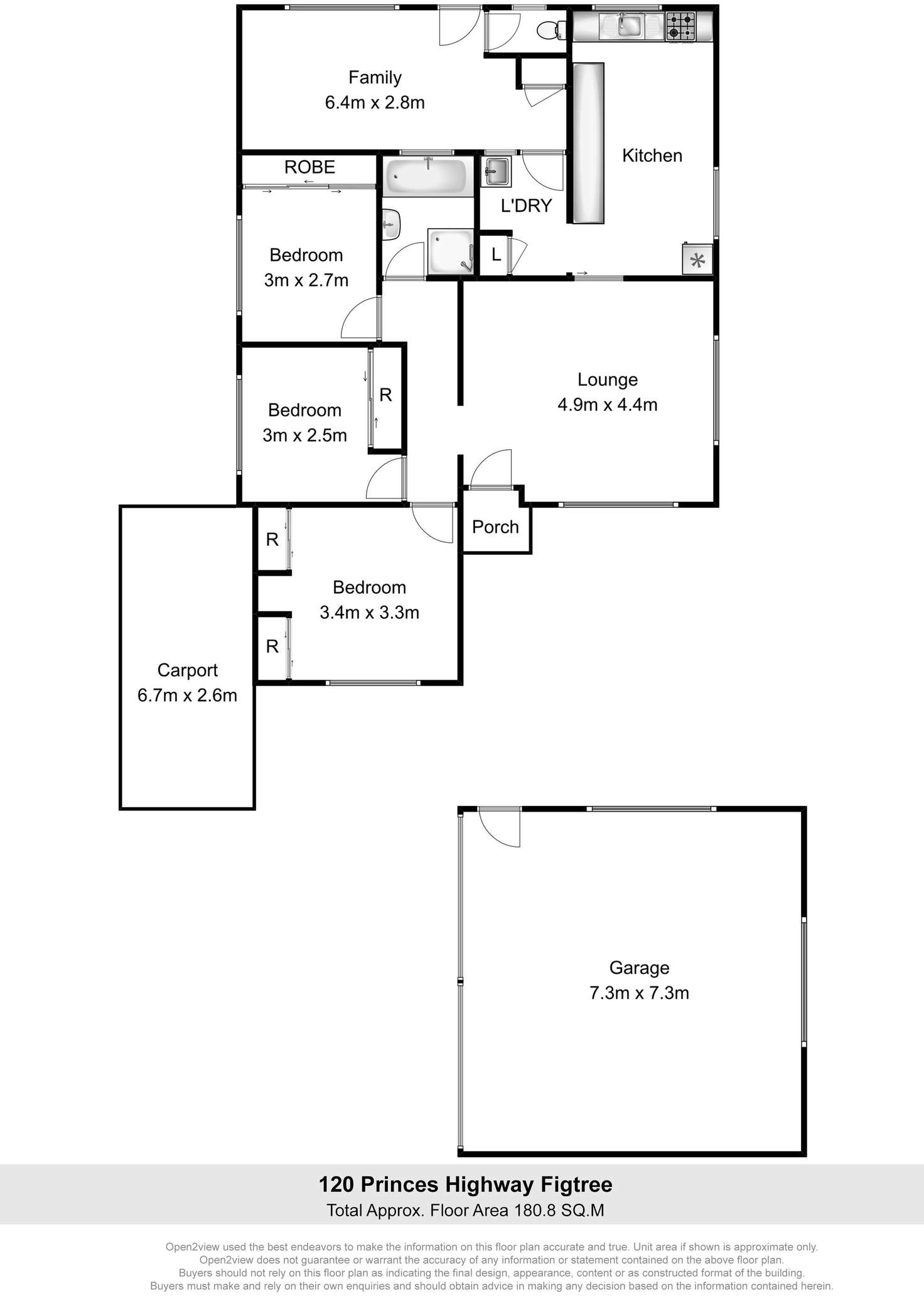 Floorplan of Homely house listing, 120 Princes Highway, Figtree NSW 2525