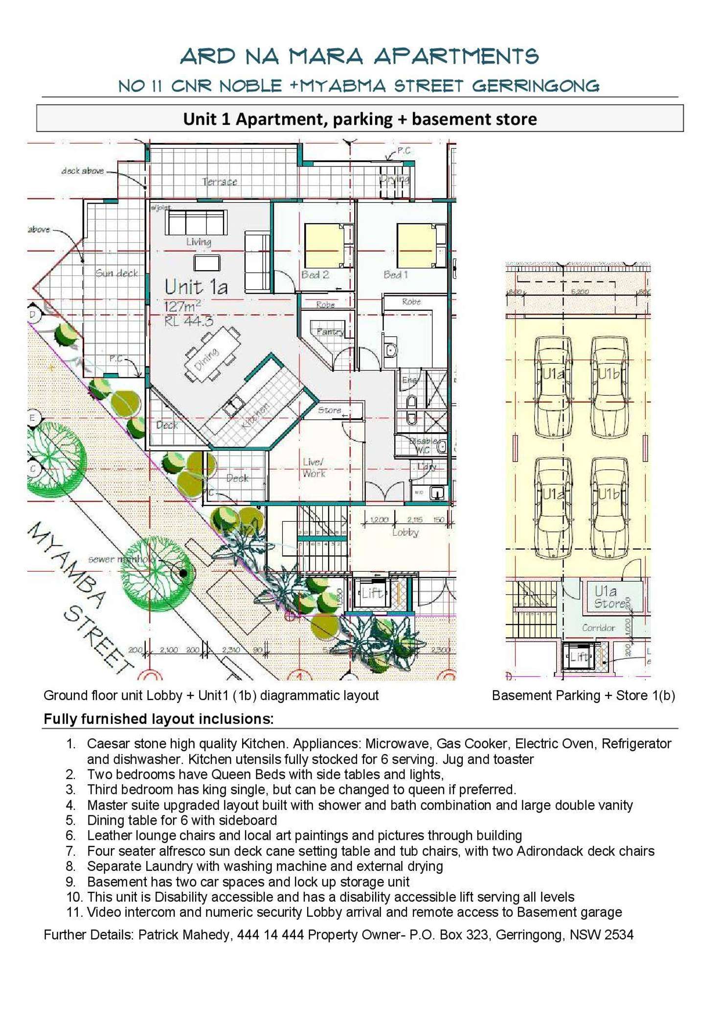 Floorplan of Homely apartment listing, 1/11 Noble Street, Gerringong NSW 2534