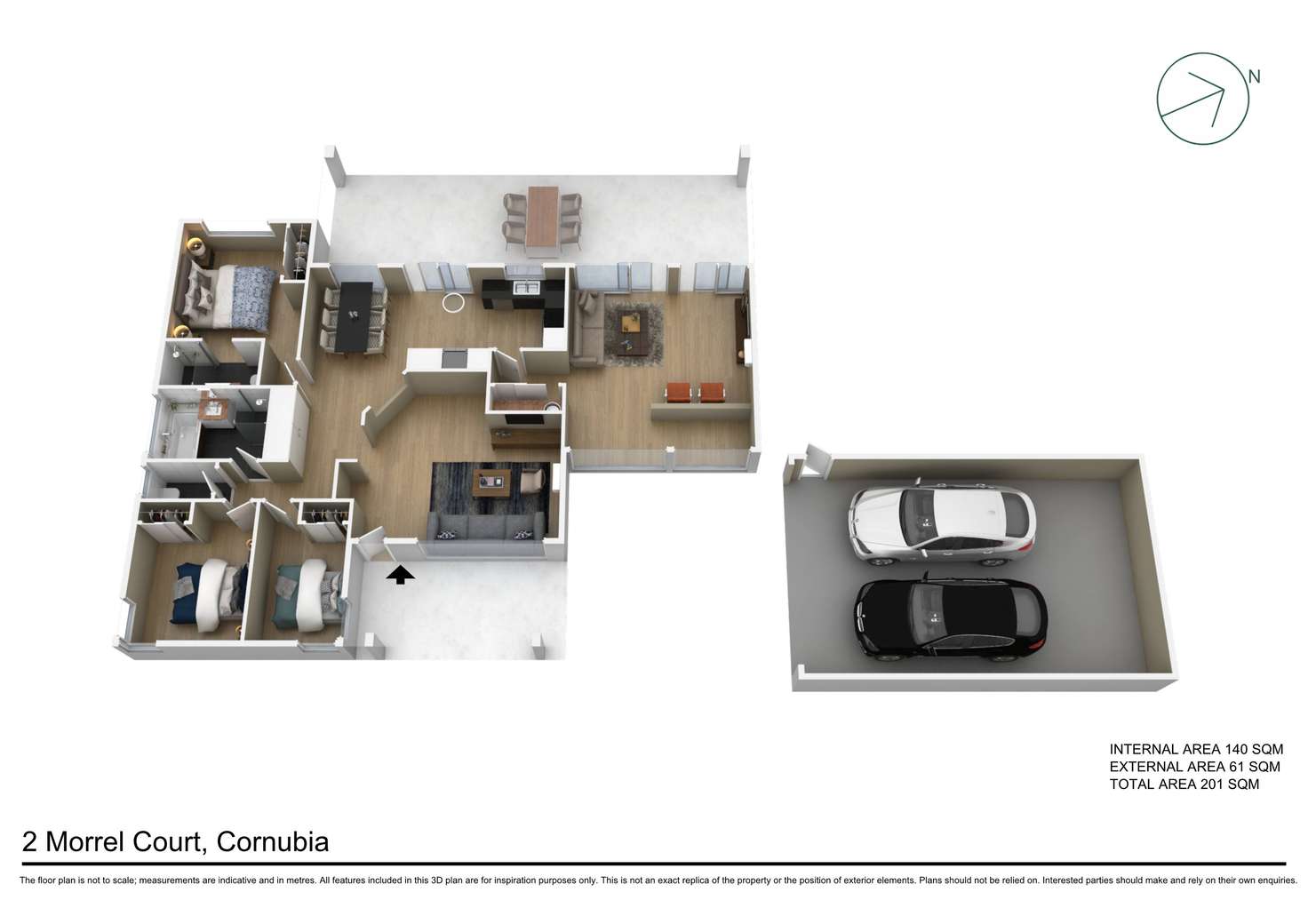 Floorplan of Homely house listing, 2 Morrel Court, Cornubia QLD 4130