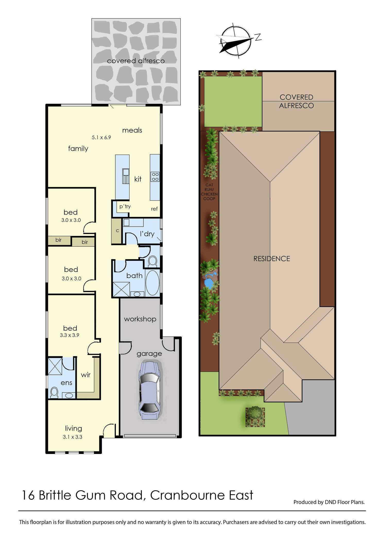 Floorplan of Homely house listing, 16 Brittle Gum Road, Cranbourne East VIC 3977