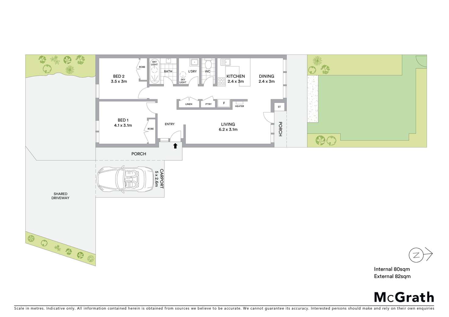 Floorplan of Homely unit listing, 8/6 Nelson Avenue, Highton VIC 3216