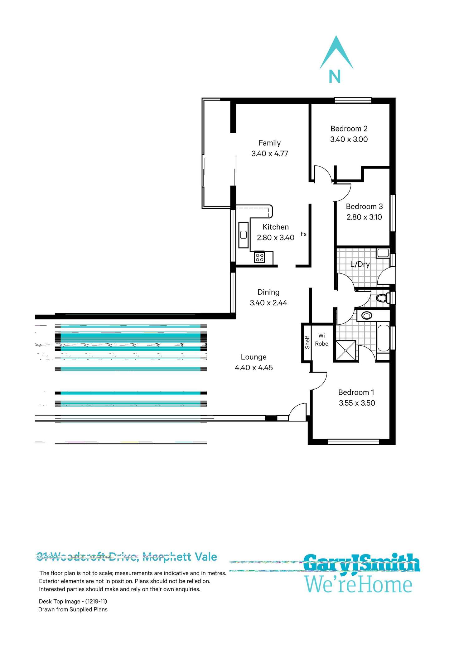 Floorplan of Homely house listing, 31 Woodcroft Drive, Morphett Vale SA 5162