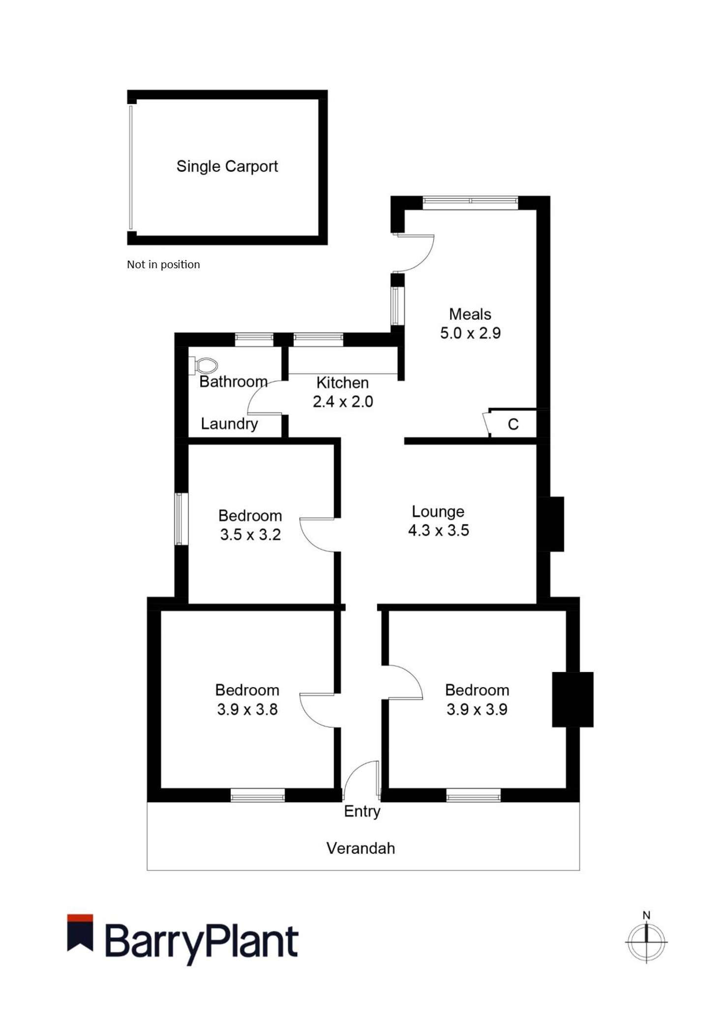 Floorplan of Homely house listing, 14 Ford Street, Ballarat East VIC 3350