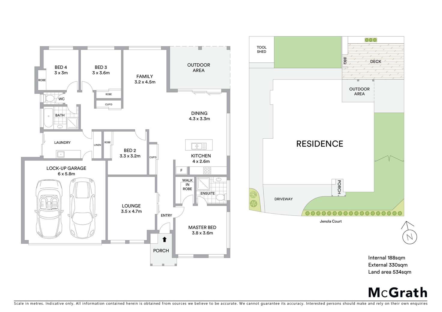 Floorplan of Homely house listing, 3 Jenola Court, Canadian VIC 3350