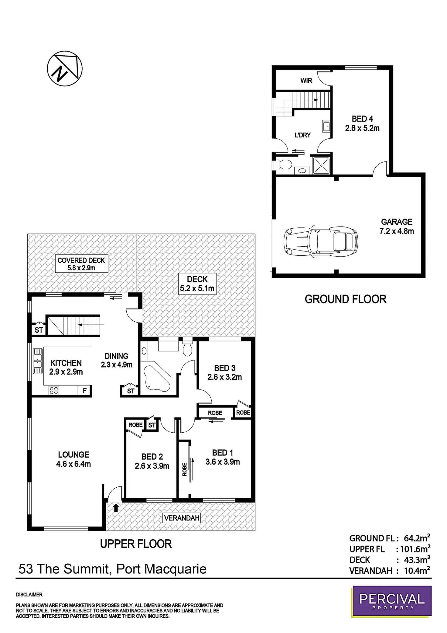 Floorplan of Homely house listing, 53 The Summit Road, Port Macquarie NSW 2444