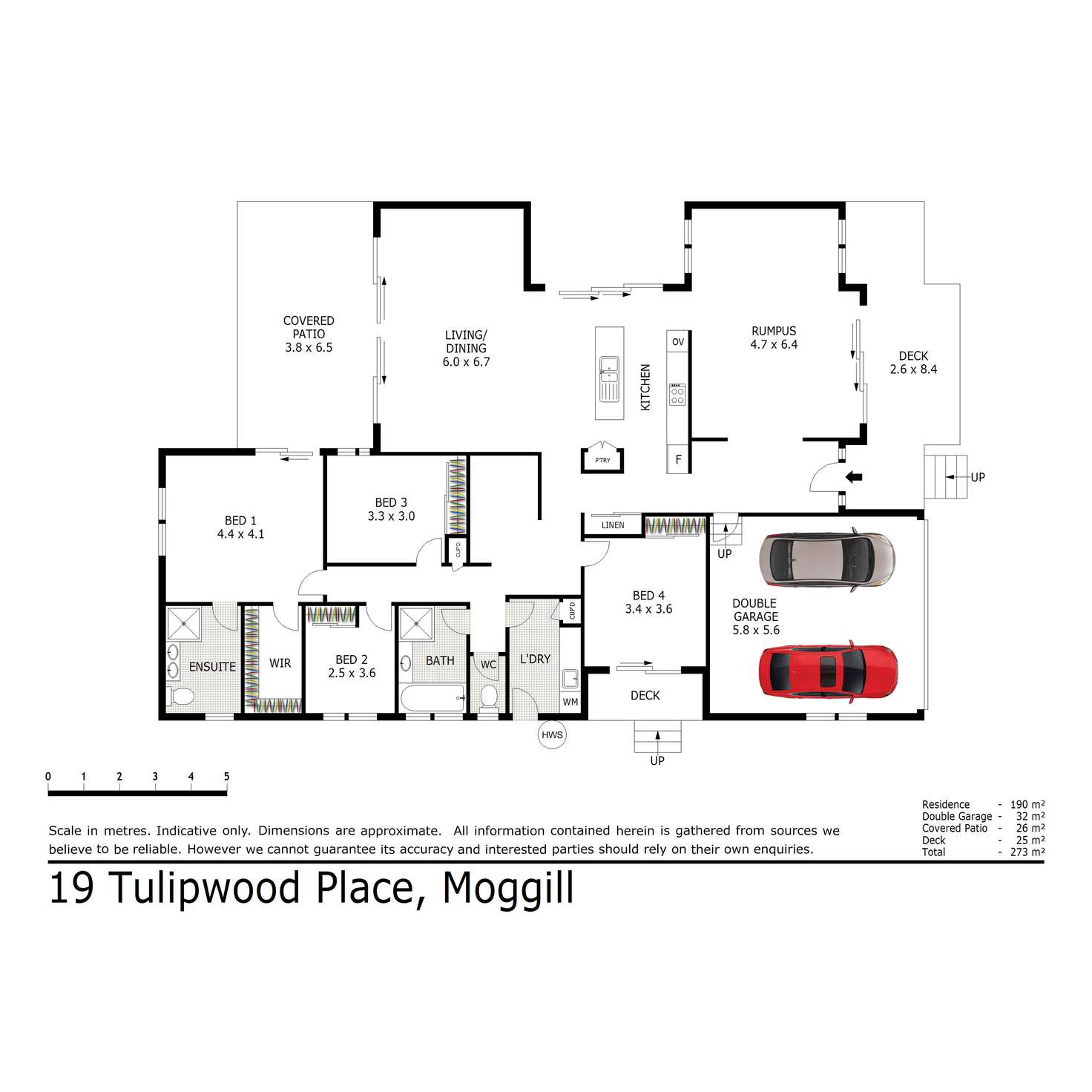 Floorplan of Homely house listing, 19 Tulipwood Place, Moggill QLD 4070