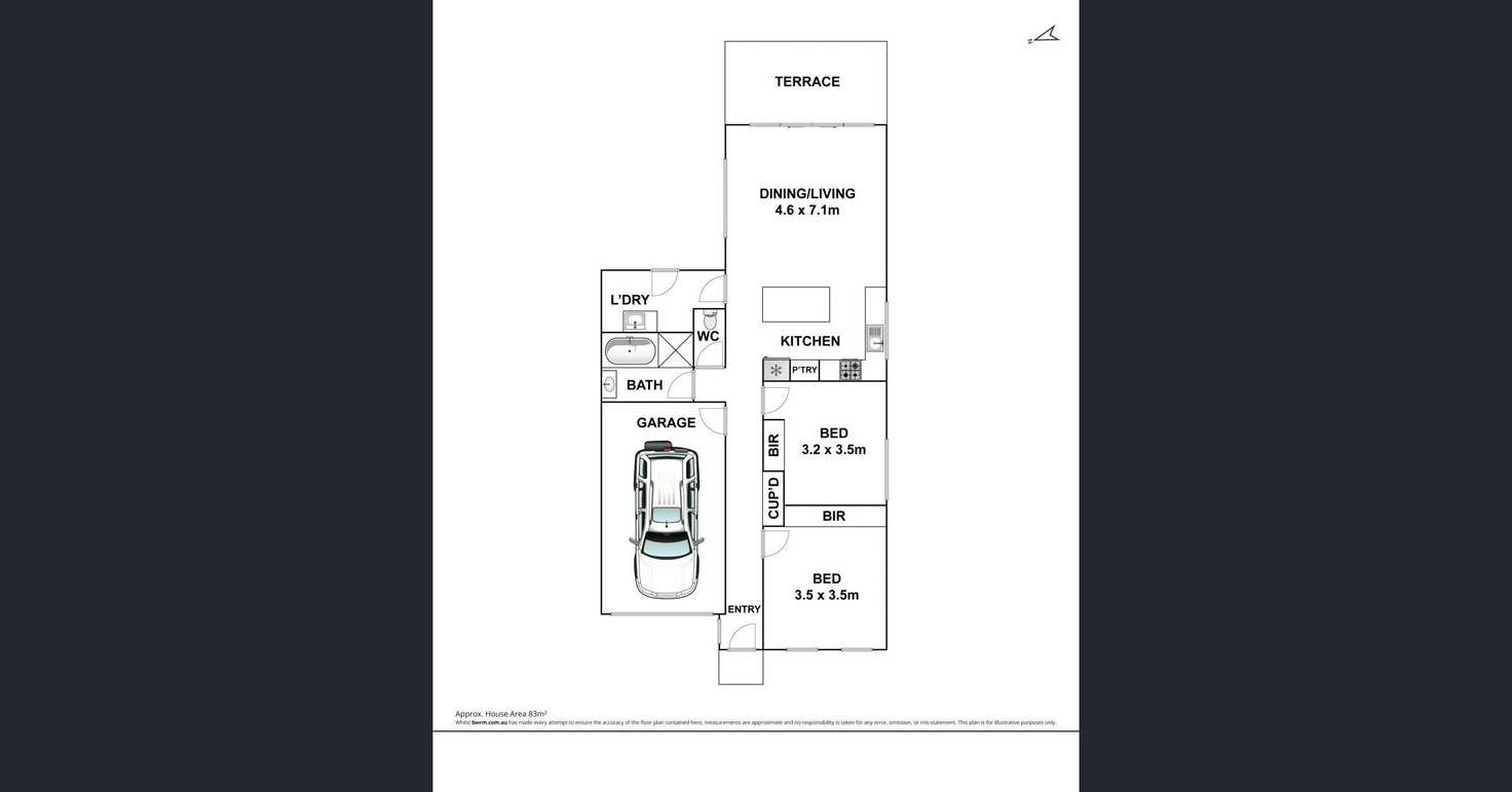 Floorplan of Homely unit listing, 6/50 Green Island Avenue, Mount Martha VIC 3934