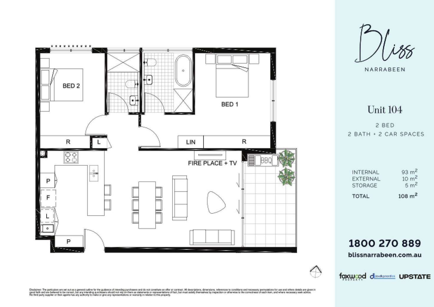 Floorplan of Homely unit listing, 104/22-24 Lagoon Street, Narrabeen NSW 2101