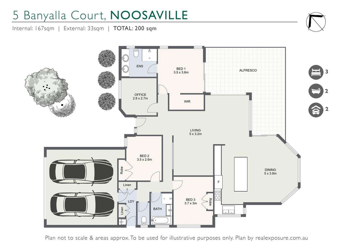 Floorplan of Homely house listing, 5 Banyalla Court, Noosaville QLD 4566