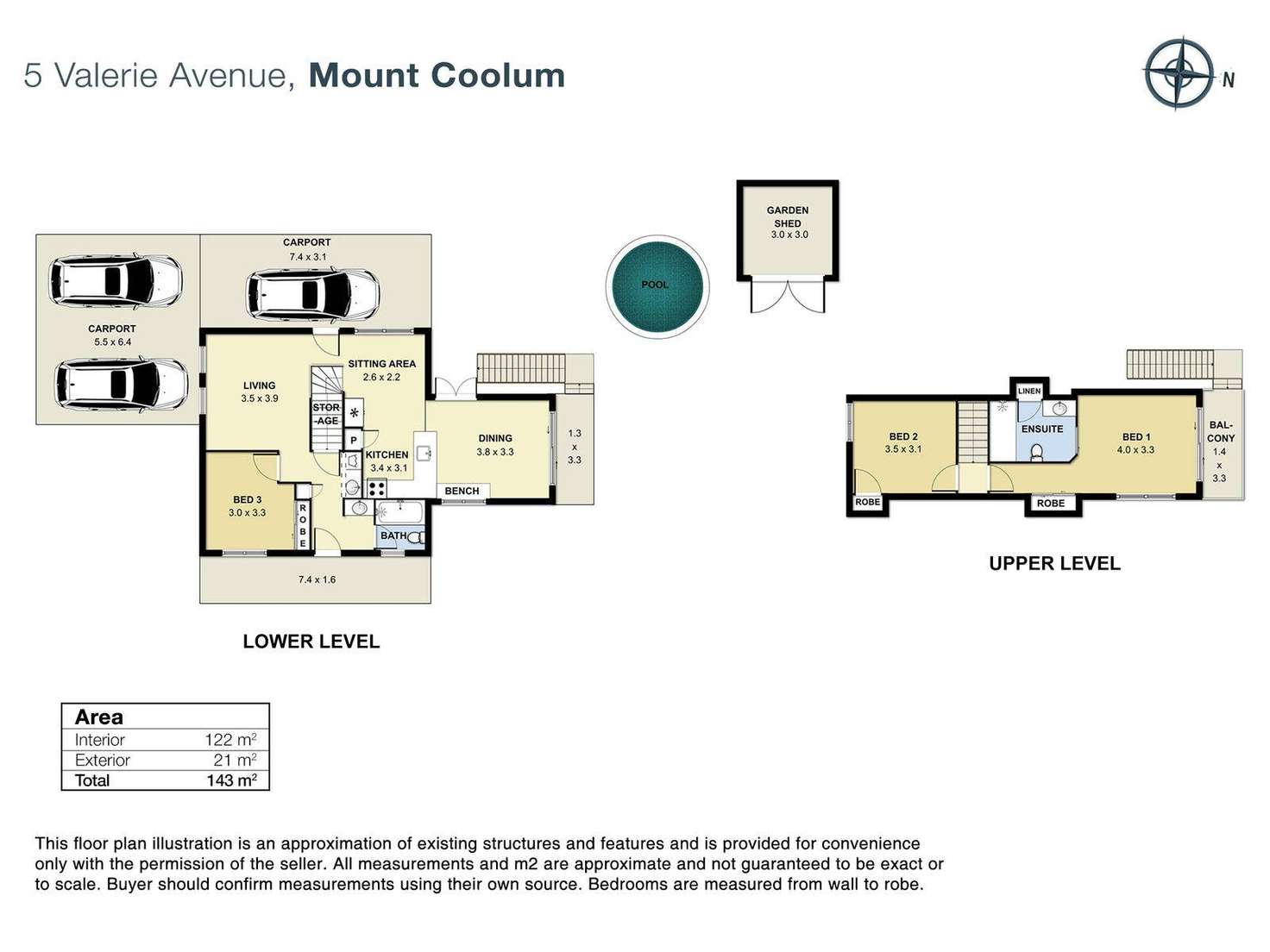 Floorplan of Homely house listing, 5 Valerie Avenue, Mount Coolum QLD 4573