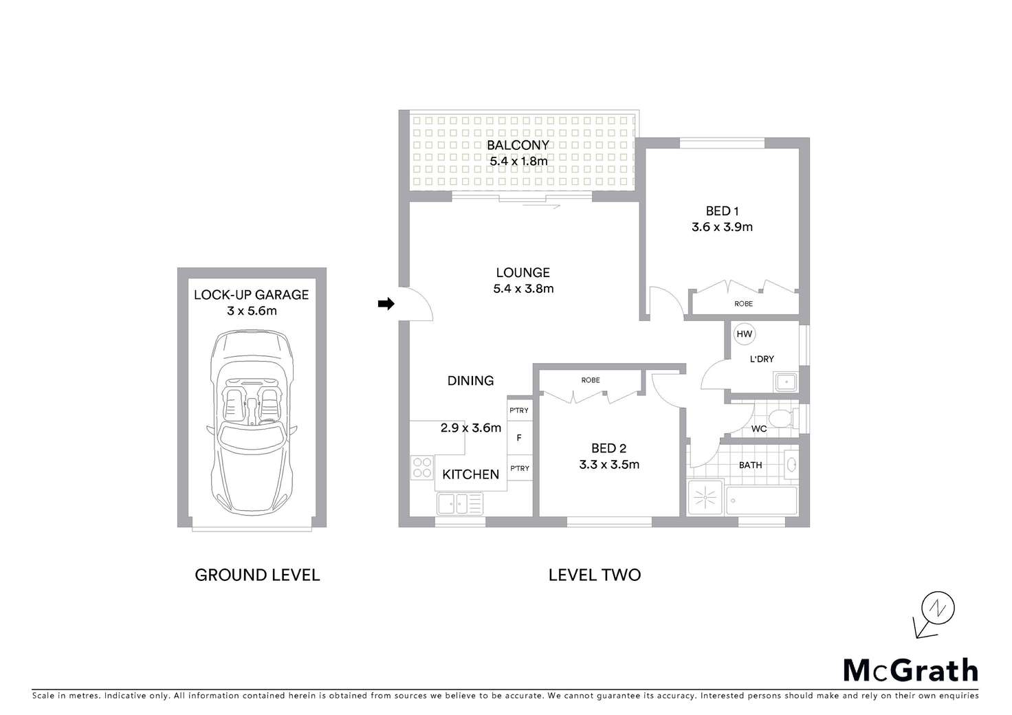 Floorplan of Homely unit listing, 6/25 Shepherd Street, Mollymook NSW 2539