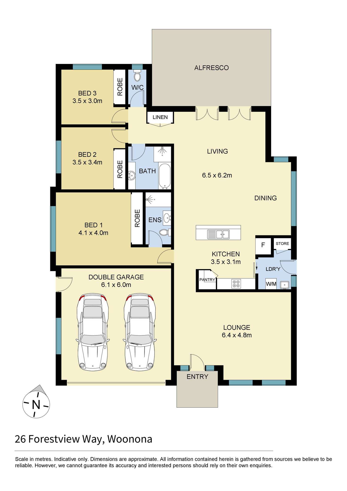 Floorplan of Homely house listing, 26 Forestview Way, Woonona NSW 2517