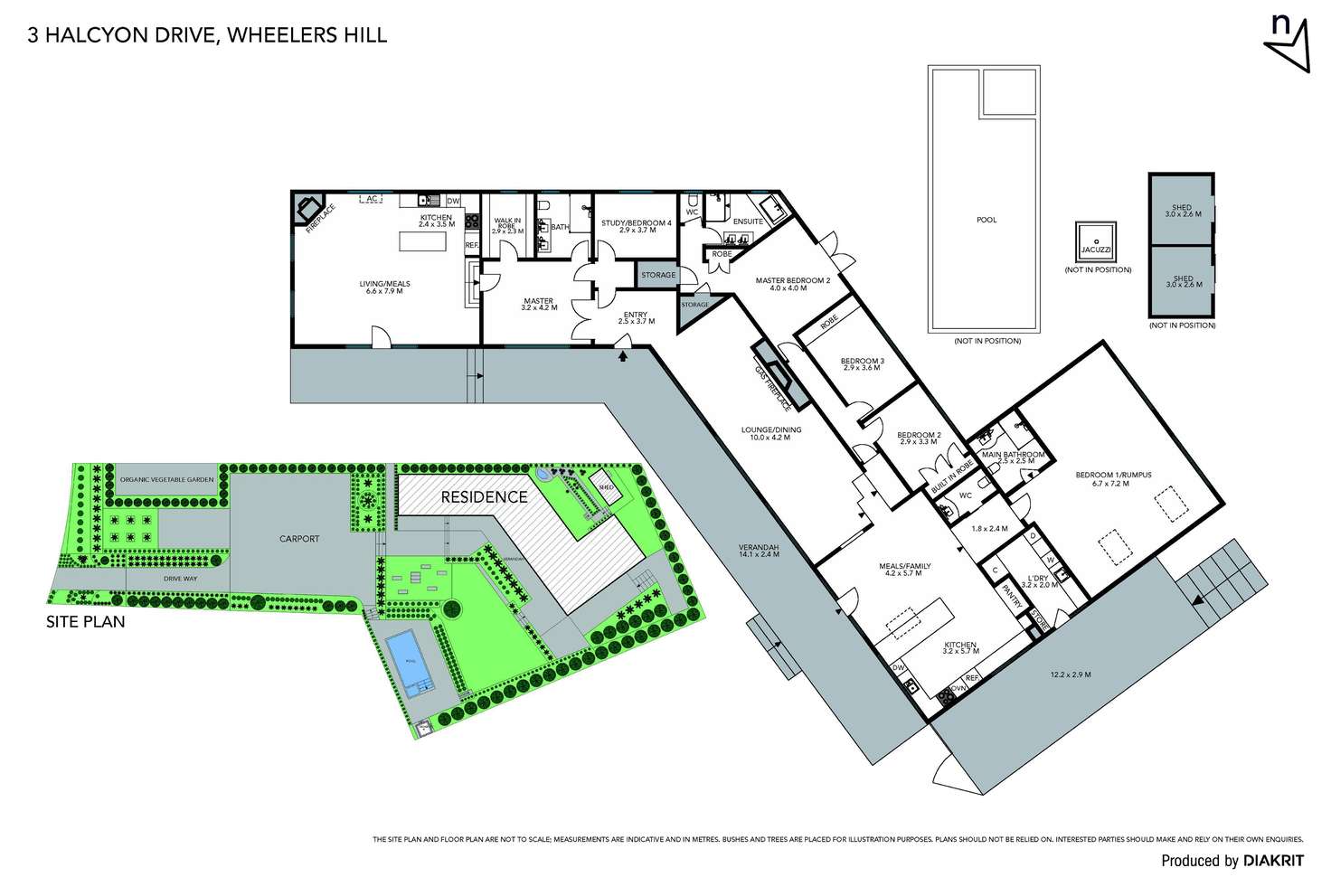 Floorplan of Homely house listing, 3 Halcyon Drive, Wheelers Hill VIC 3150