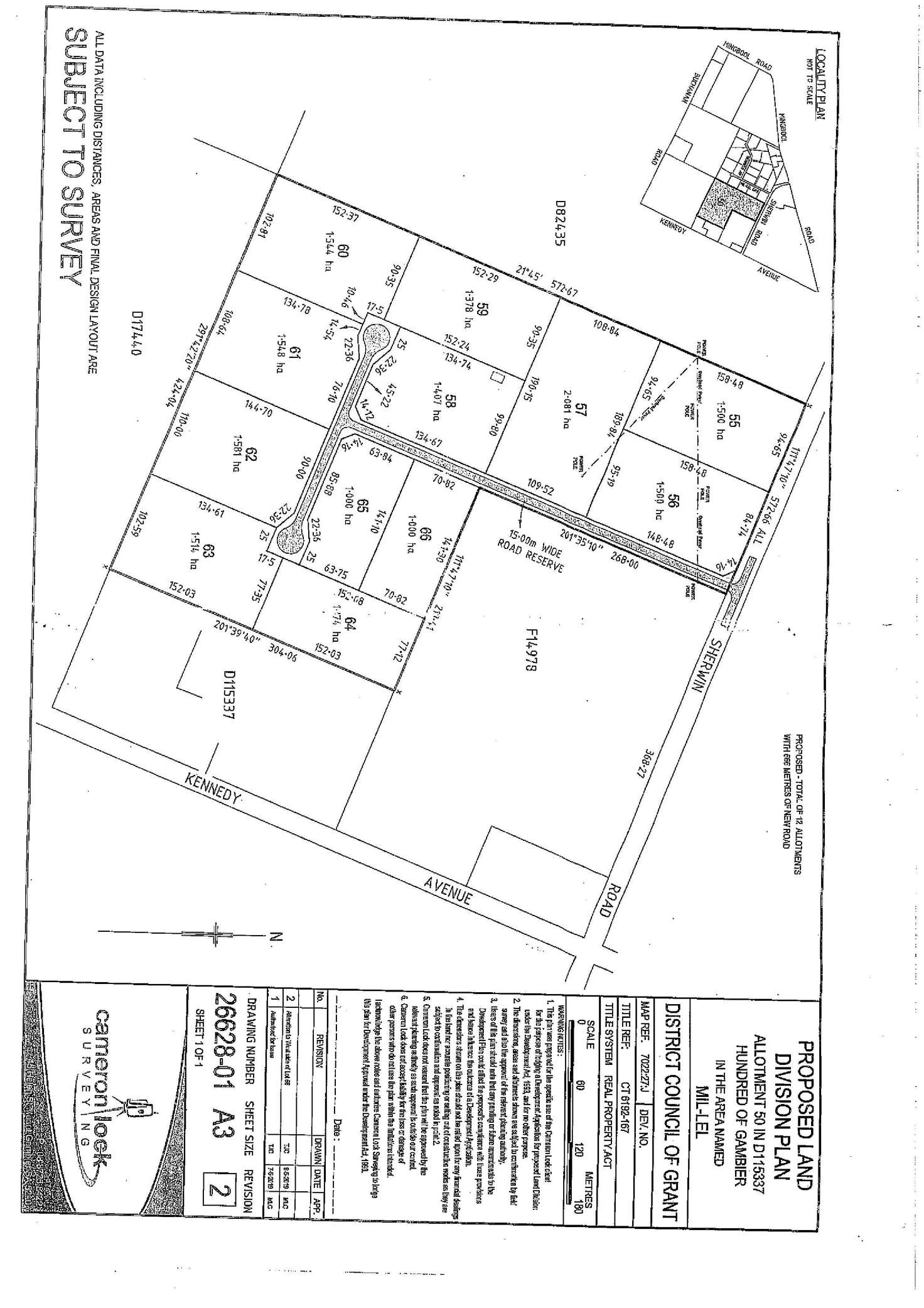 Floorplan of Homely residentialLand listing, LOT 56 Sherwin Road, Mil Lel SA 5291