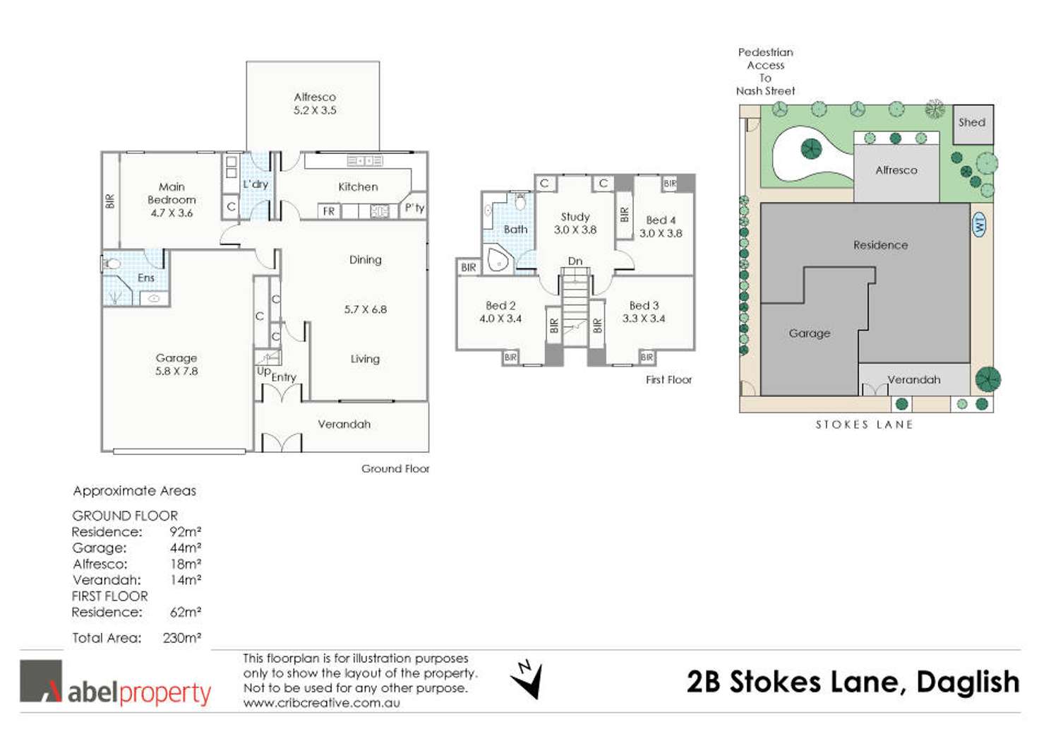 Floorplan of Homely house listing, 2B Nash Street, Daglish WA 6008
