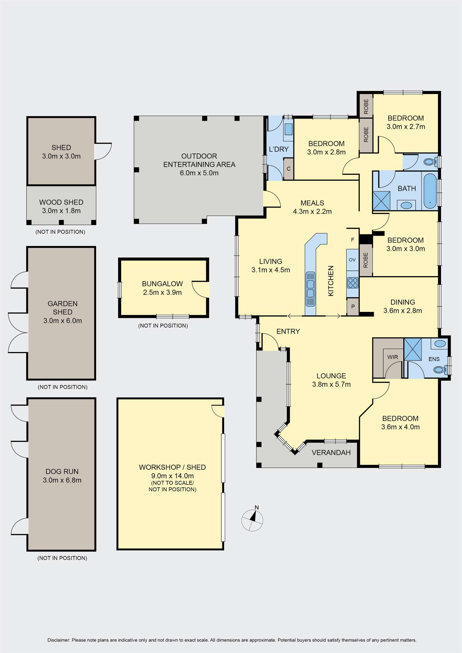 Floorplan of Homely house listing, 23 Ewing Drive, Romsey VIC 3434