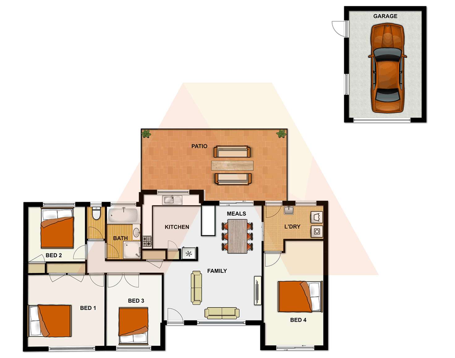 Floorplan of Homely house listing, 29 Conifer Street, Hillcrest QLD 4118