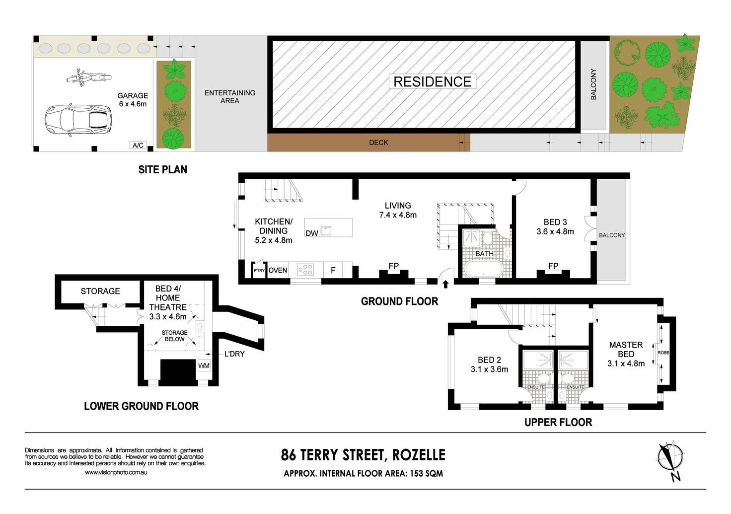 Floorplan of Homely house listing, 86 Terry Street, Rozelle NSW 2039