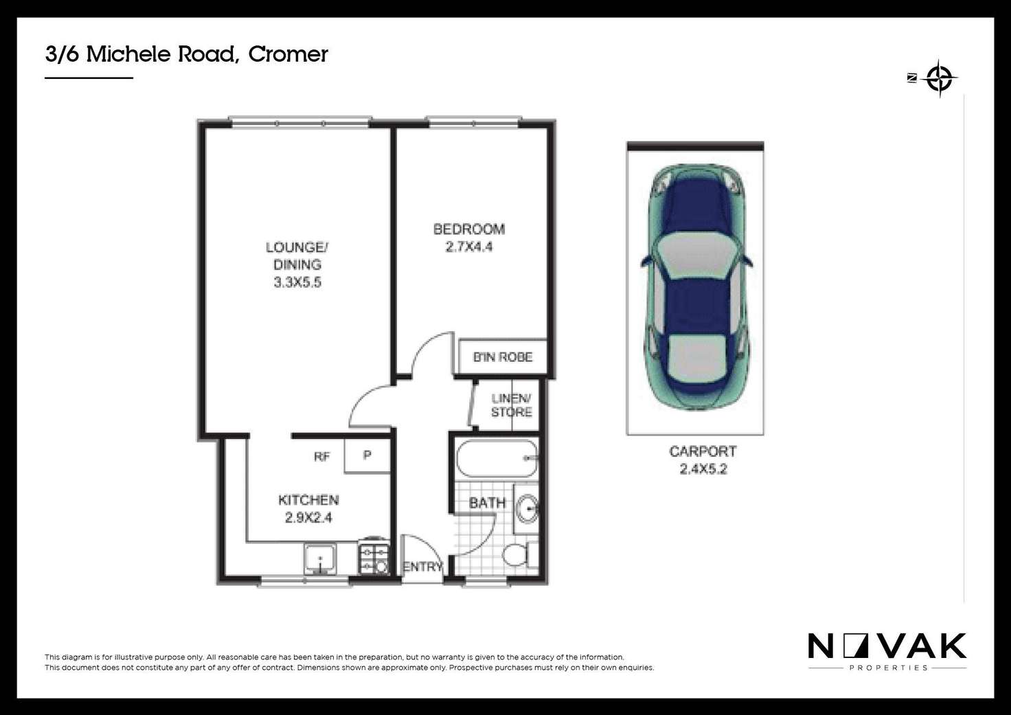 Floorplan of Homely apartment listing, 3/6 Michele Road, Cromer NSW 2099
