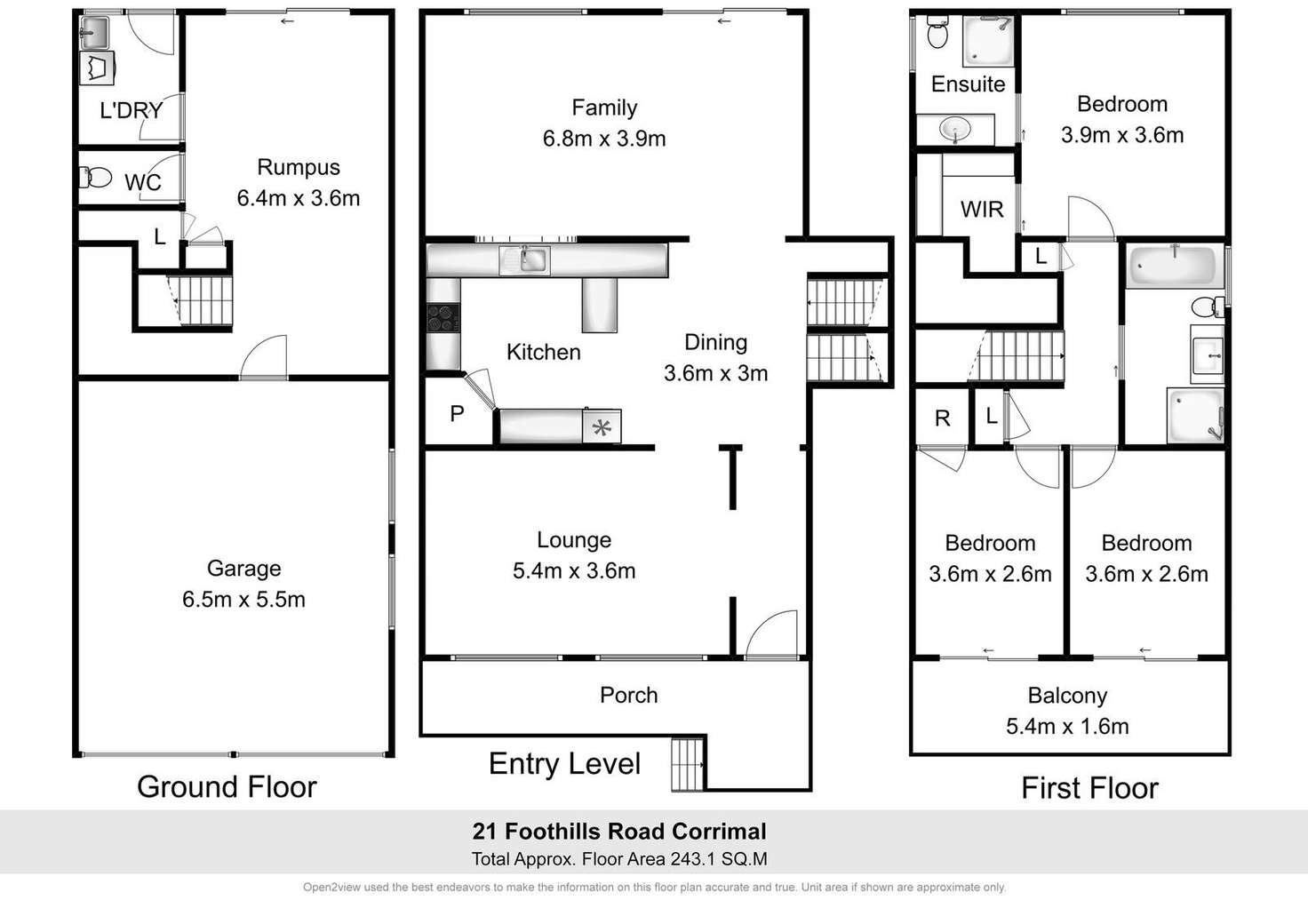 Floorplan of Homely house listing, 21 Foothills Road, Corrimal NSW 2518